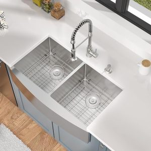 5 Best Double Bowl Stainless Steel Undermount Kitchen Sink With Faucet ...