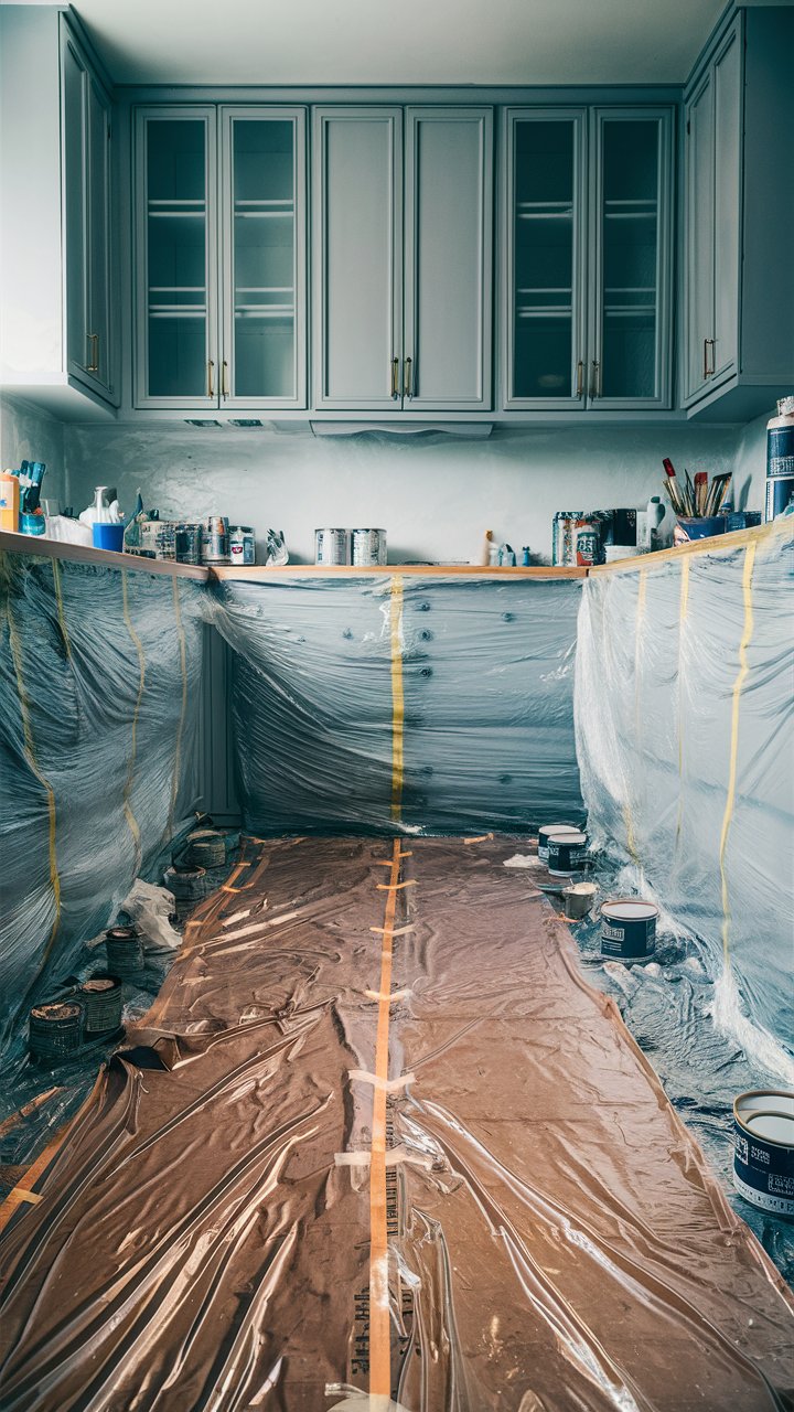 How to Paint Kitchen Cabinets with a Sprayer Like a Pro (DIY ...