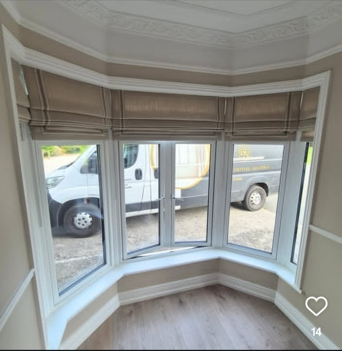 Organically Made Curtains for Bay Windows