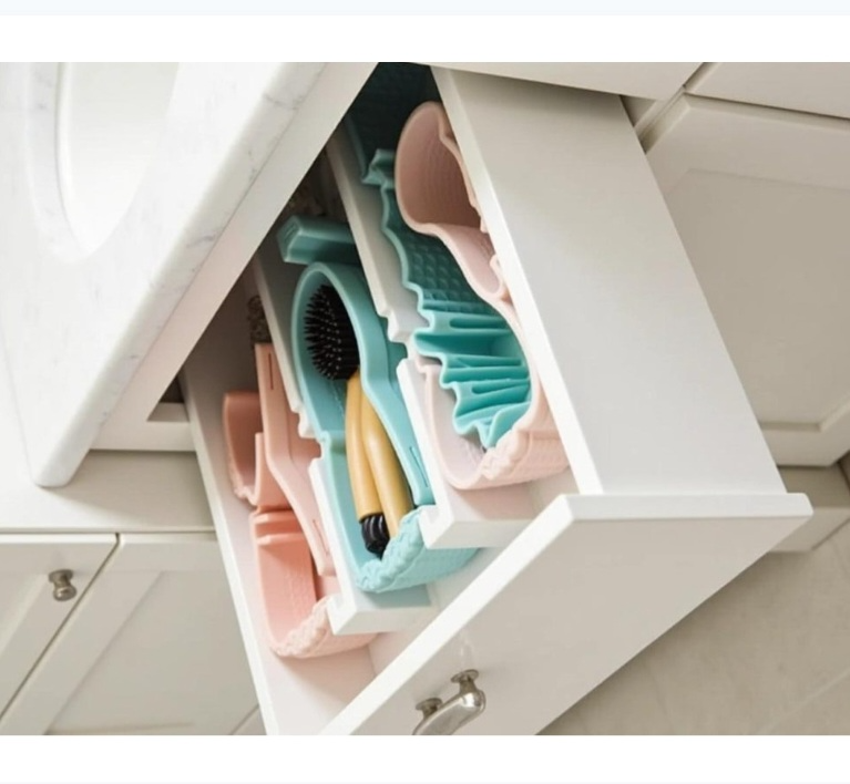 Color-Coded Bathroom Drawer  