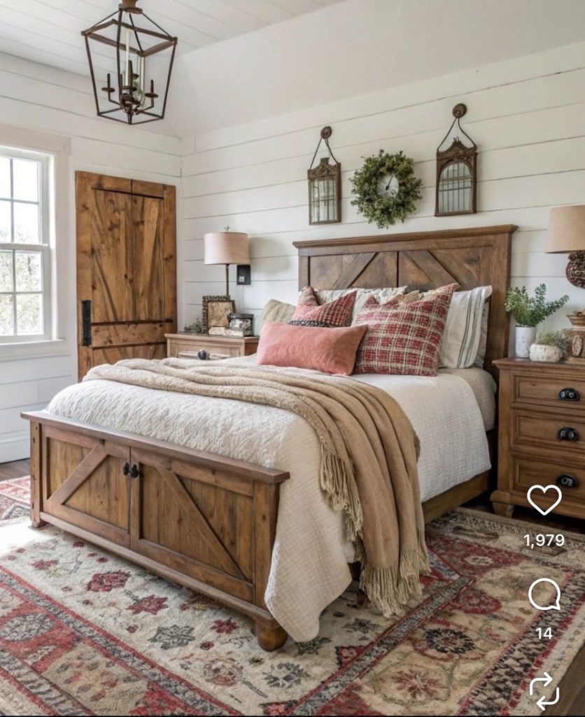 Farmhouse Bedroom Ideas for small rooms