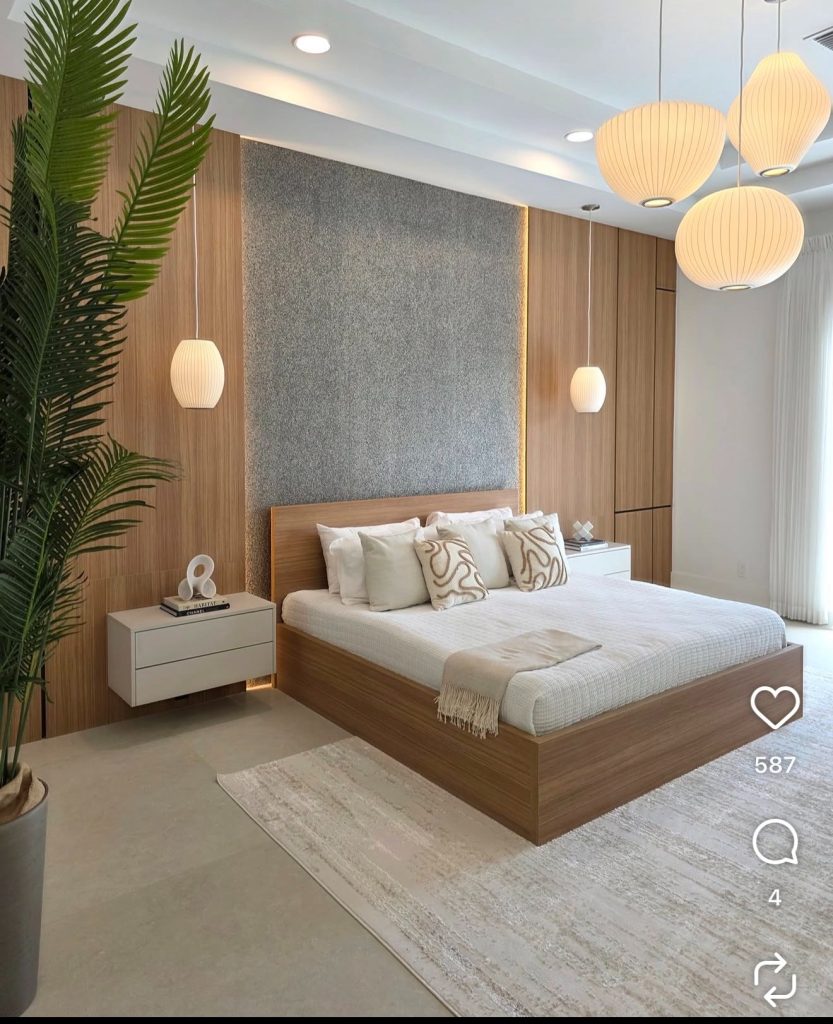 Floating Nightstands Instead of Bulky Tables