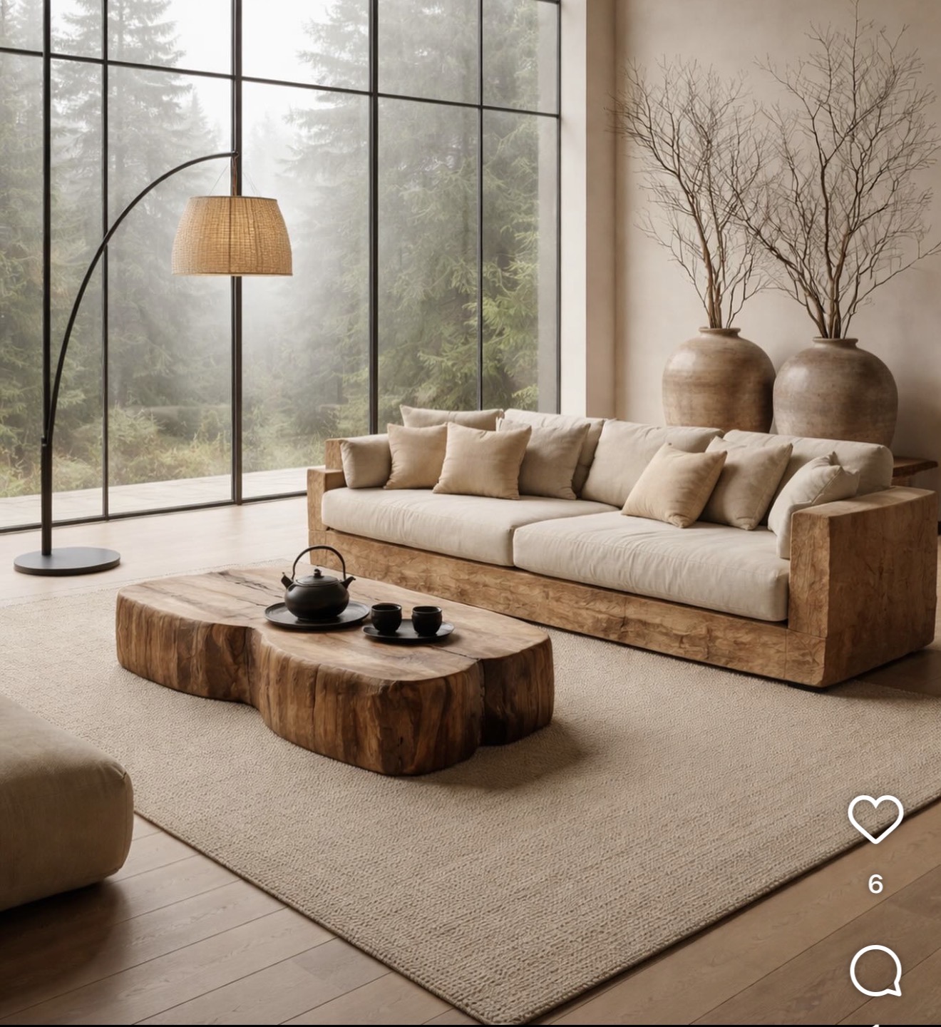 Japandi Small Living Room Decor Ideas
