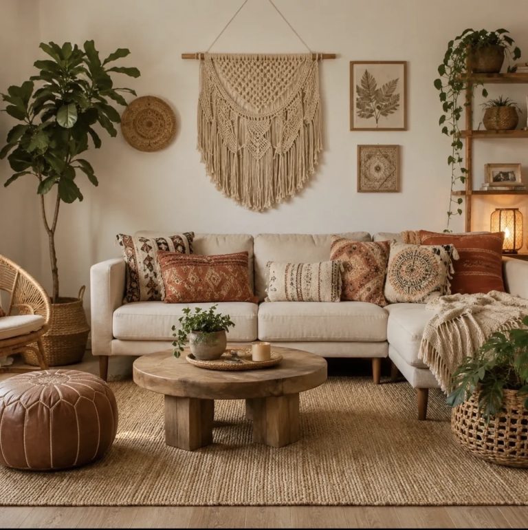 7 Earthy Boho Living Room Decor Ideas (That Actually Feel Like a Home)