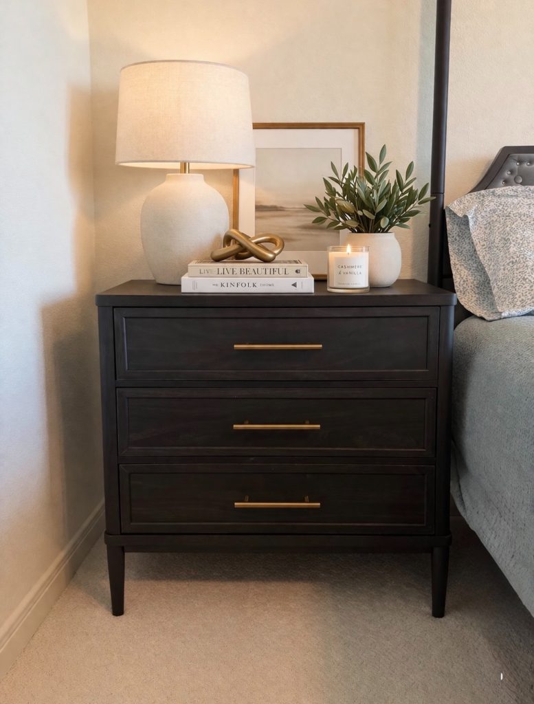 Nightstands In A Minimalist bedroom
