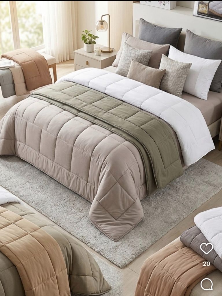 Waffle-Weave Bedding Set