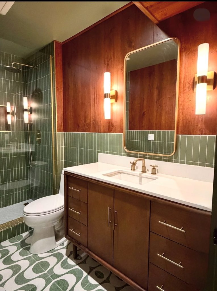 Warm Wood Shiplap Accent Wall