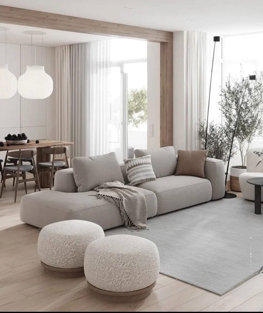 Low-Profile Furniture with Clean Lines