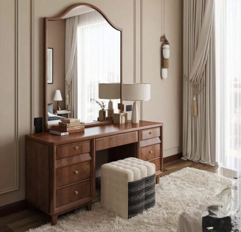 8 Wooden Bedroom Vanity Ideas For Small Spaces