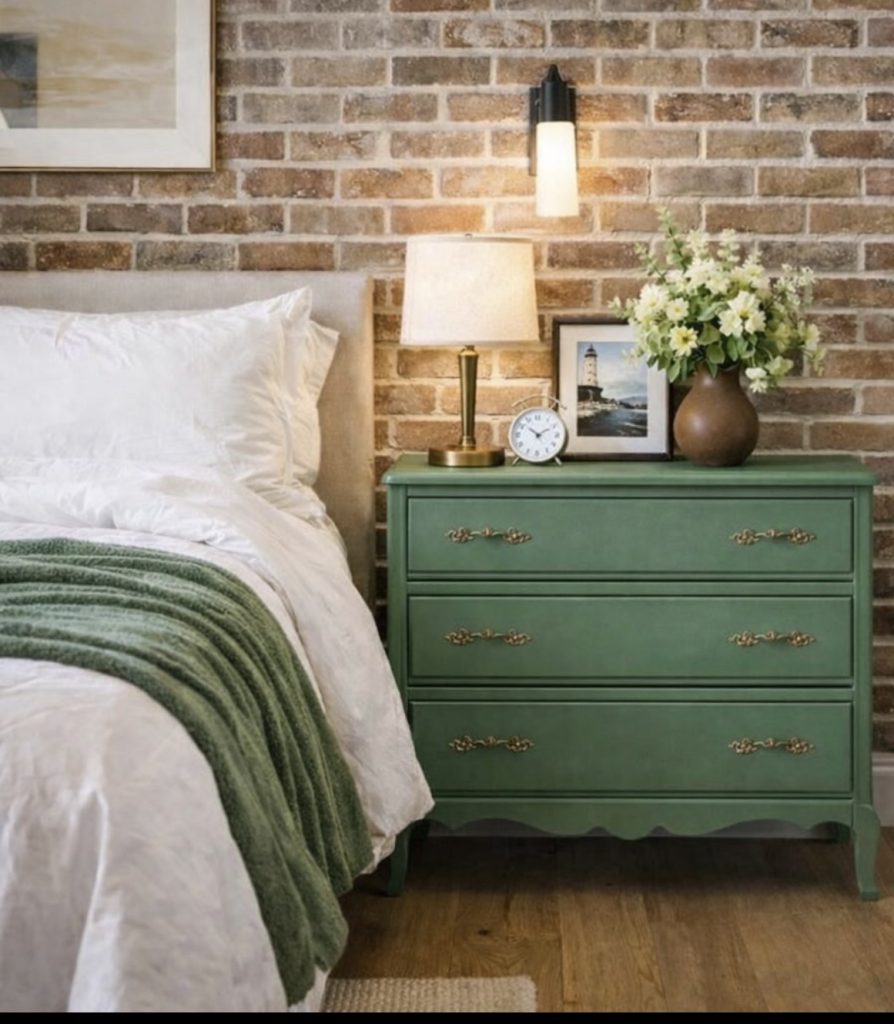 Vintage Nightstand With Character