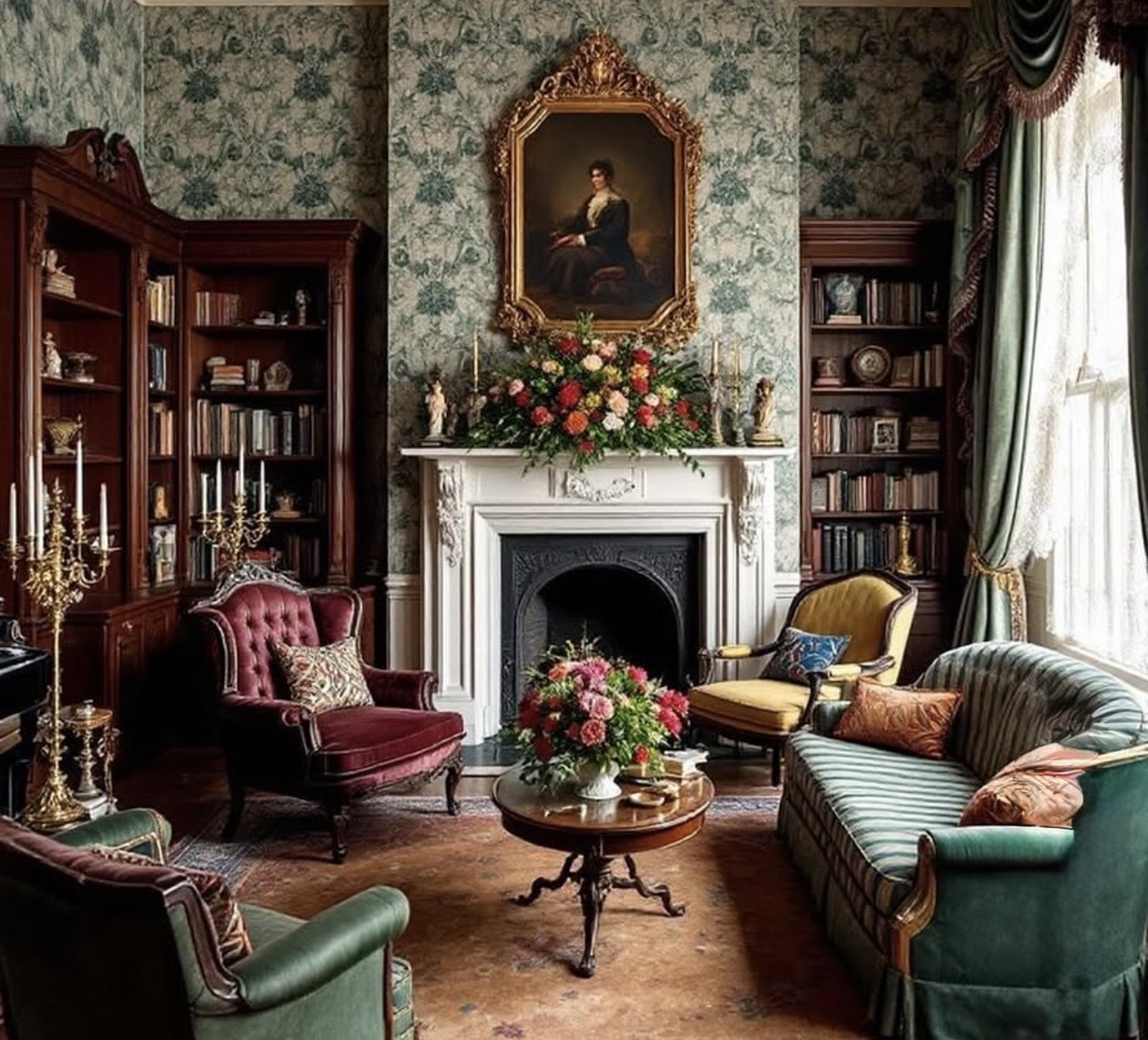 Traditional Victorian Living Room Decor Ideas