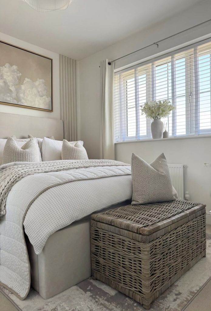 Baskets and Bins in a Bedroom