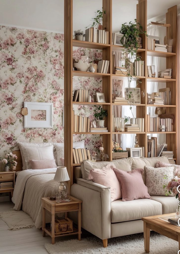Bookshelf divider