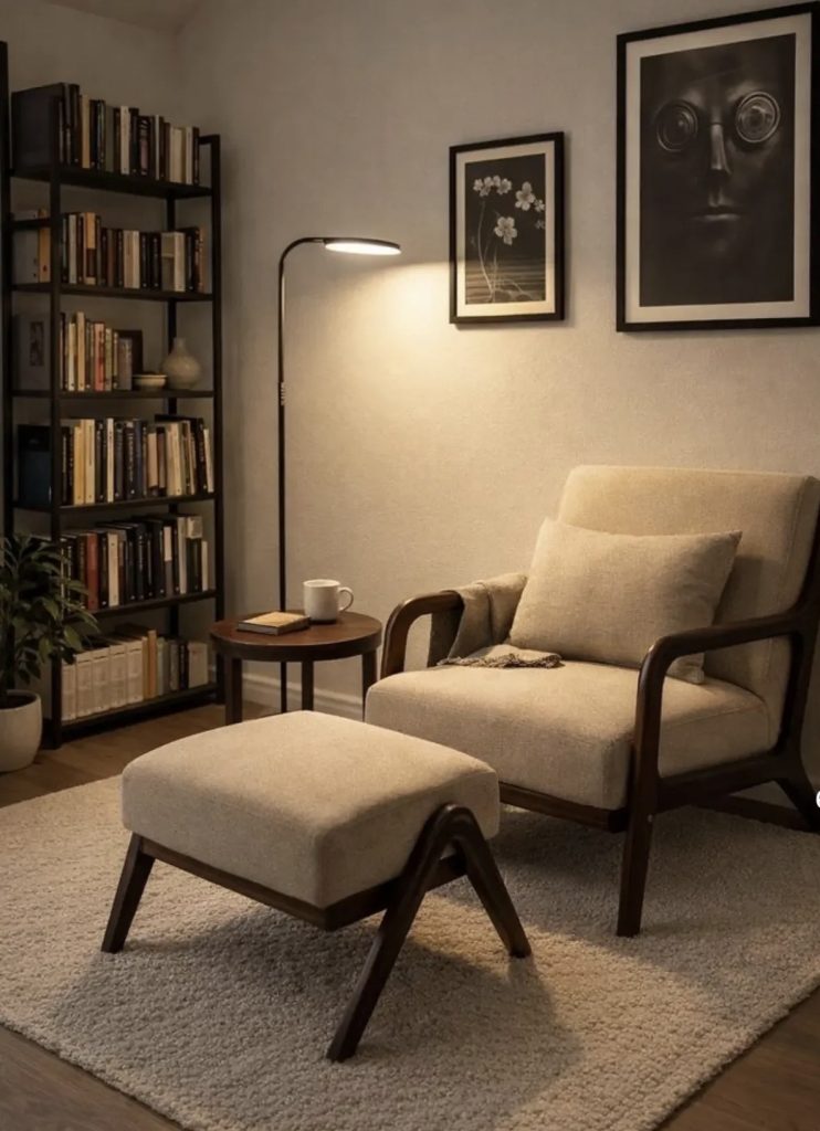 Cozy Reading Nook by the Window