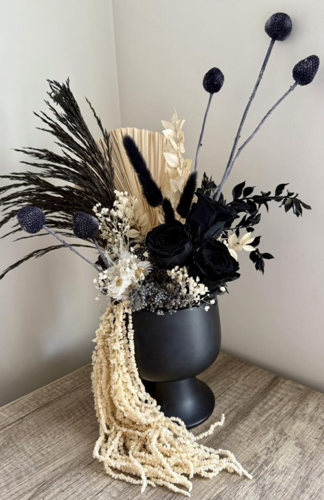 Faux Flowers in Muted Tones