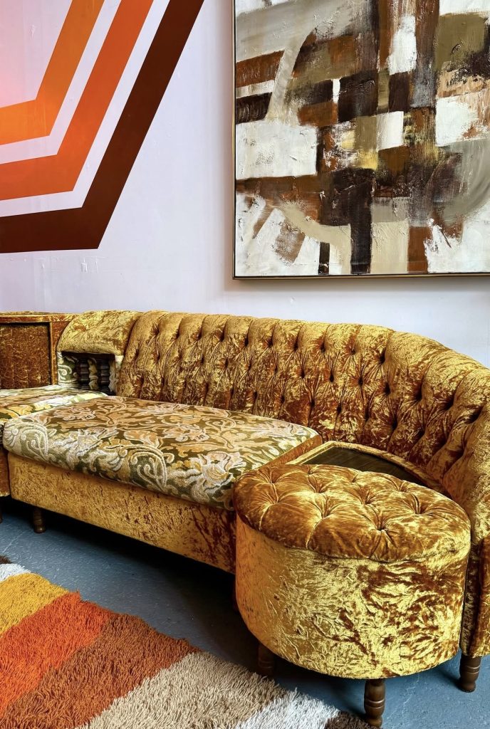 Low Profile Sectional Or Sofa