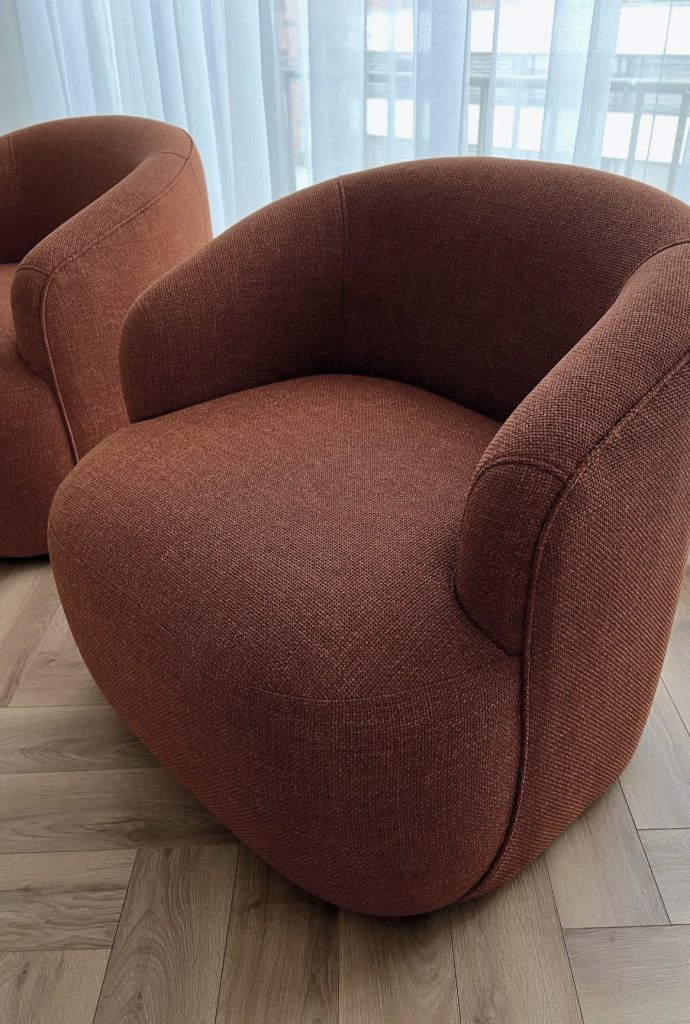 Curved Terracotta Furniture