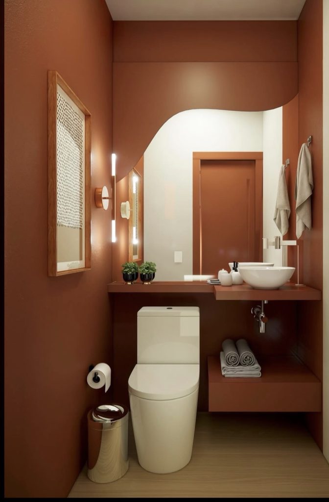Terracotta Accent Wall
