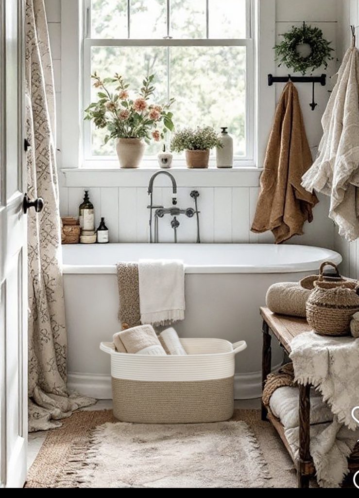 Wood and woven natural textures 
