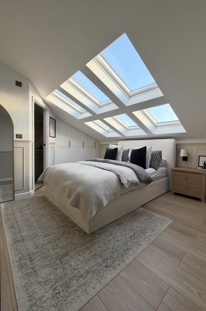 Skylight Right Above the Bed