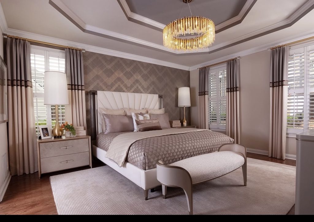 Statement Chandelier Inside The Tray