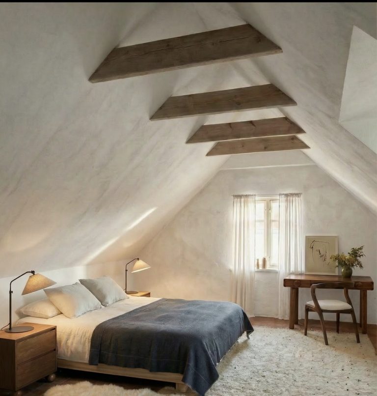8 Modern Slanted Ceiling Bedroom Ideas (That’ll Make You Love Your Attic Room)