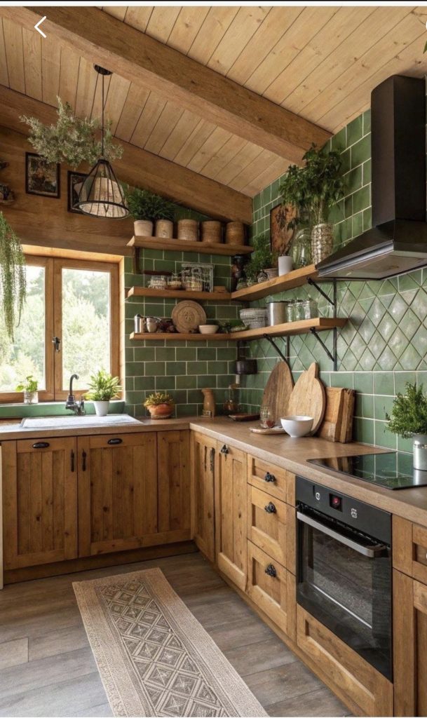 Layered greenery 