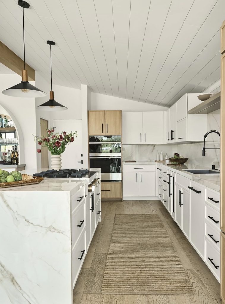 Floor-to-Ceiling Cabinets That Follow the Slope
