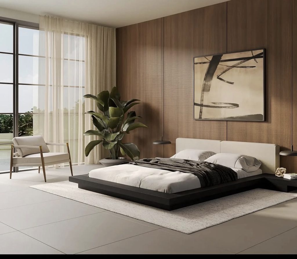 Low profile bed 