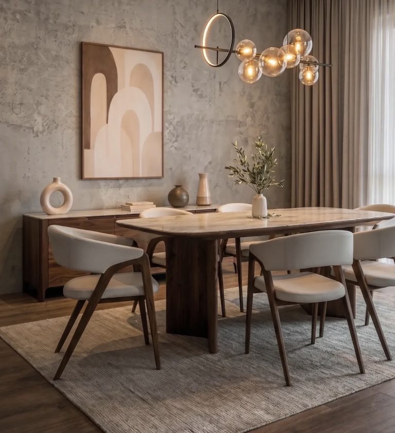6 Modern Minimalist Luxury Dining Room Decor Ideas