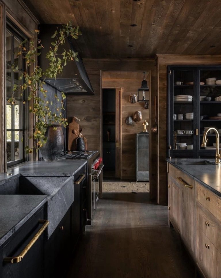 6 Rustic Dark Academia Kitchen Aesthetics For Small Spaces