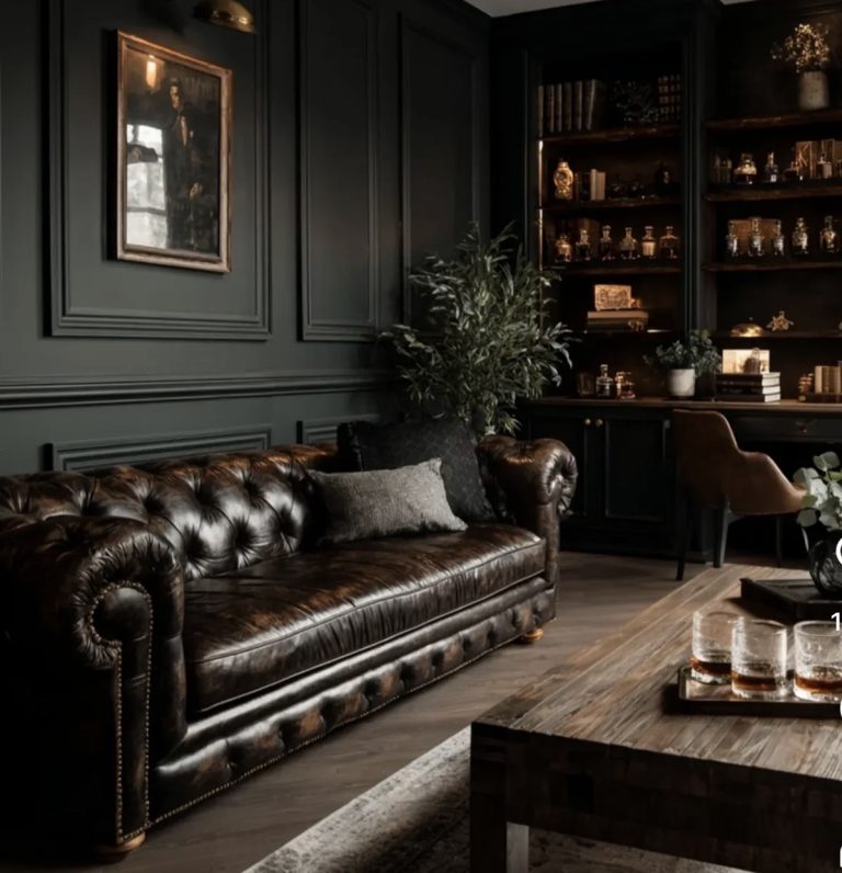 8 Vintage Dark Academia Living Room Ideas For Small Spaces