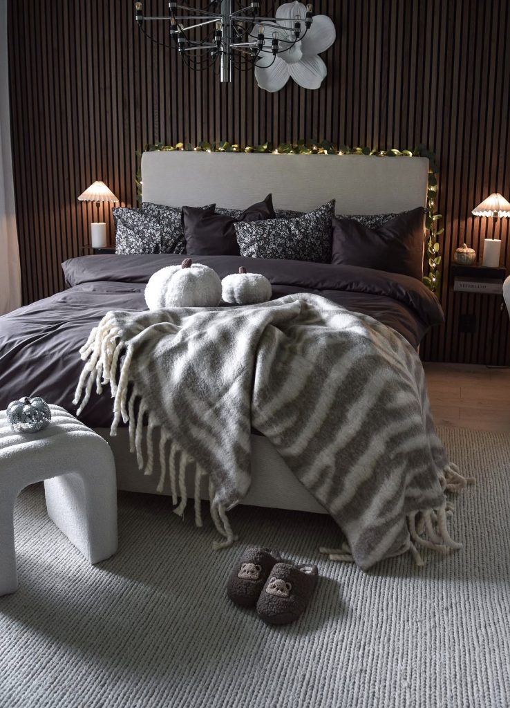 Chunky throw blanket