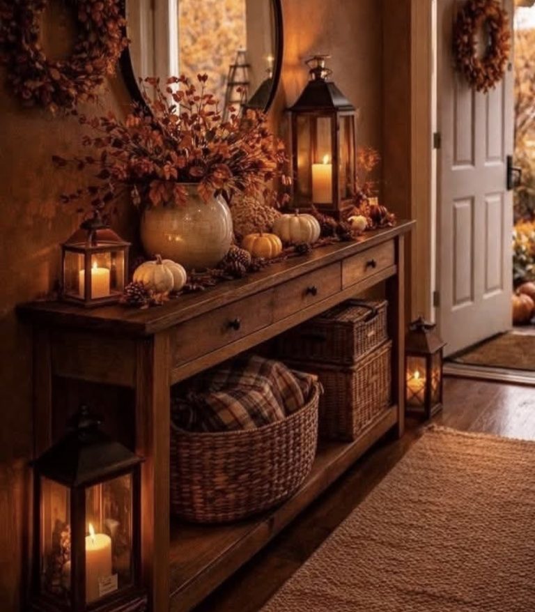 7 Vintage Fall Entryway Decor Ideas That Actually Feel Cozy