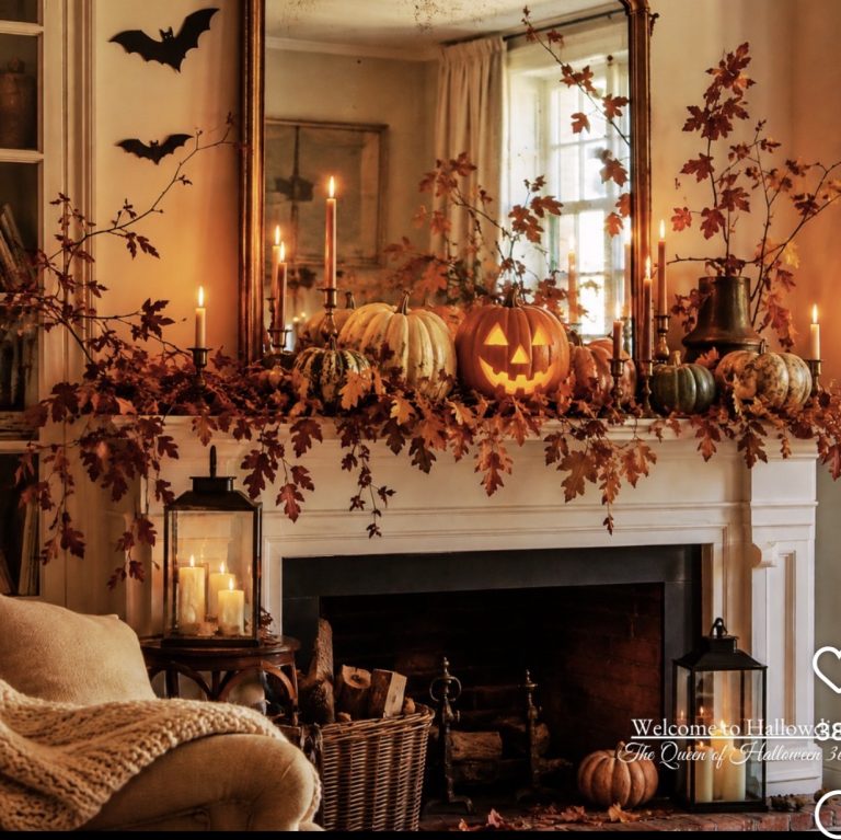 8 Creepy Halloween Mantle Decorating Ideas (That Won’t Break the Bank)