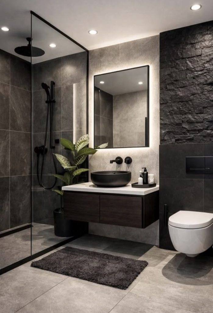 Black matte fixtures 
