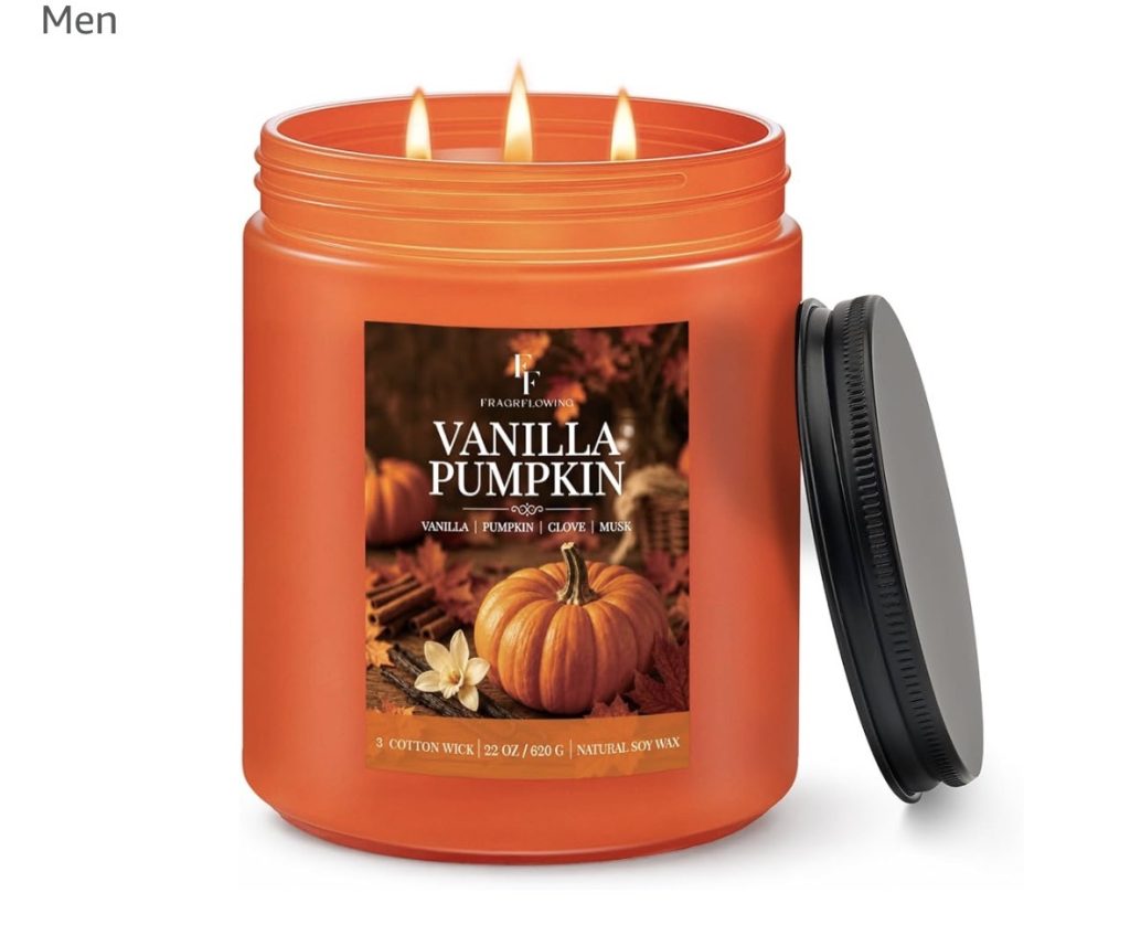 Fall scented candle 