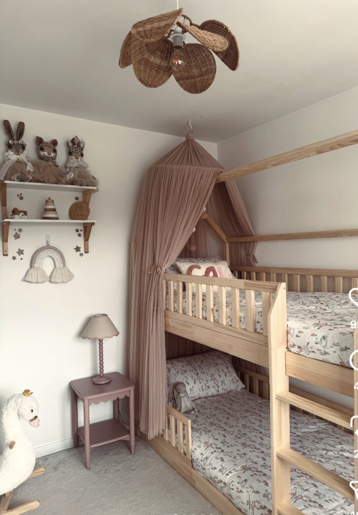 Bunk bed canopy combo