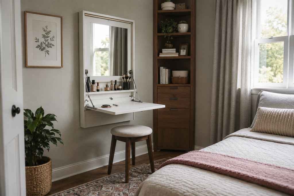 The Fold-Down Wall Vanity