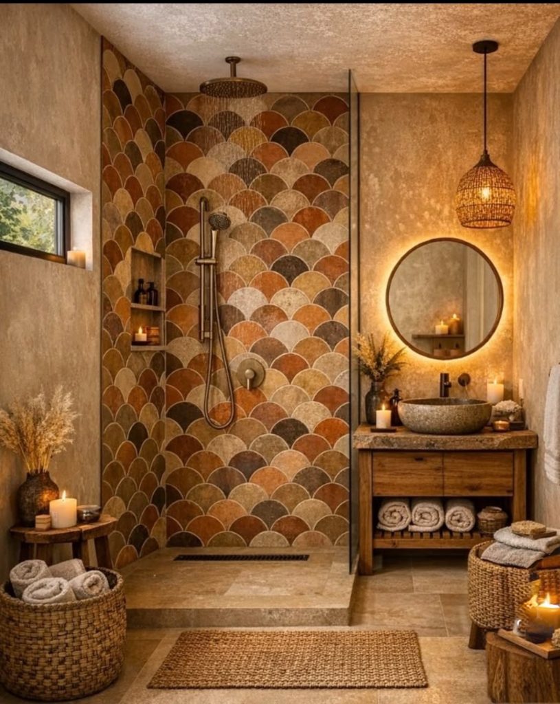 Stone tile accent