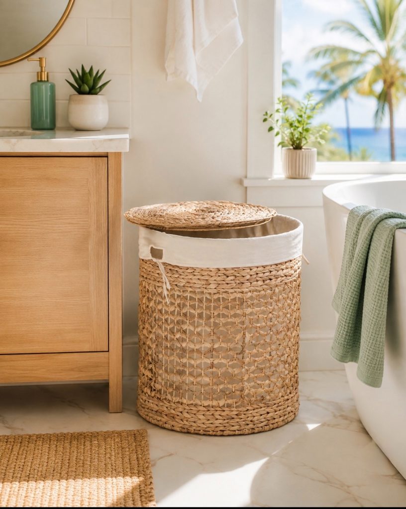 Woven baskets for storage