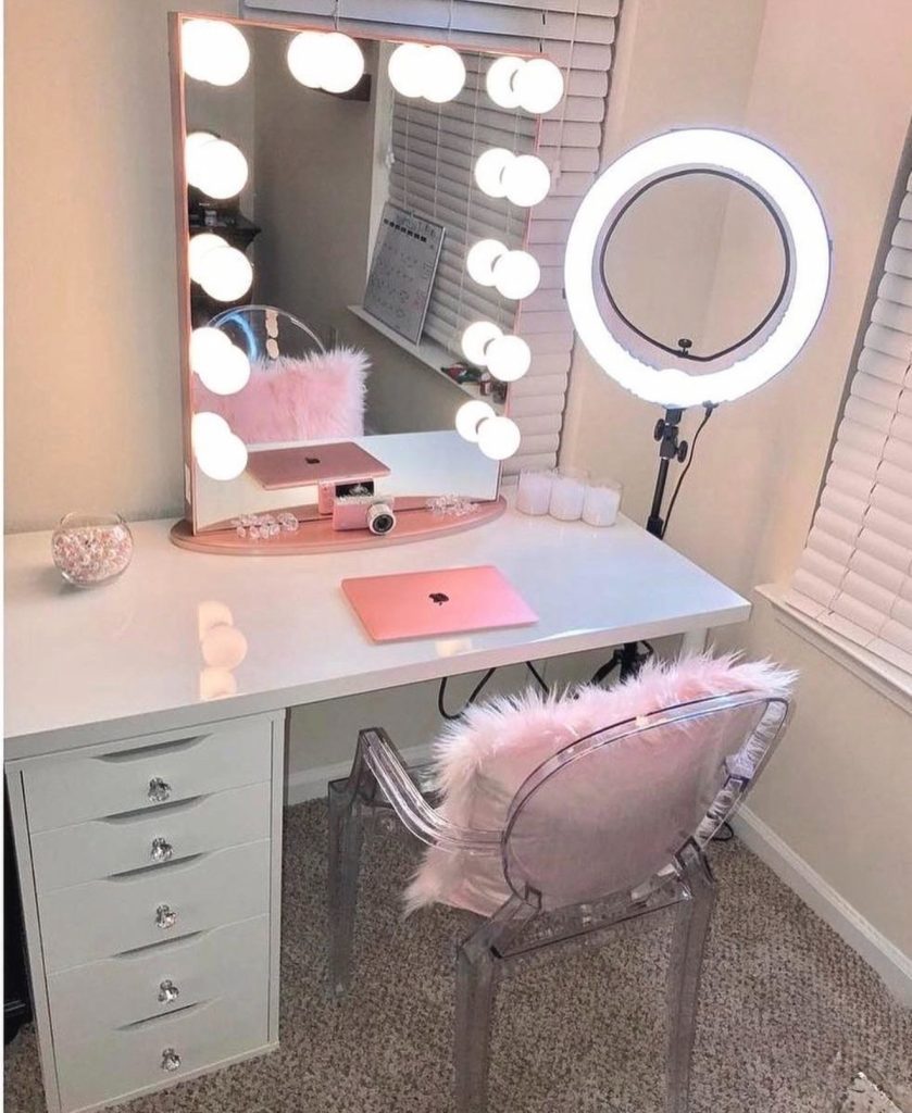  Two-in-One Desk Vanity