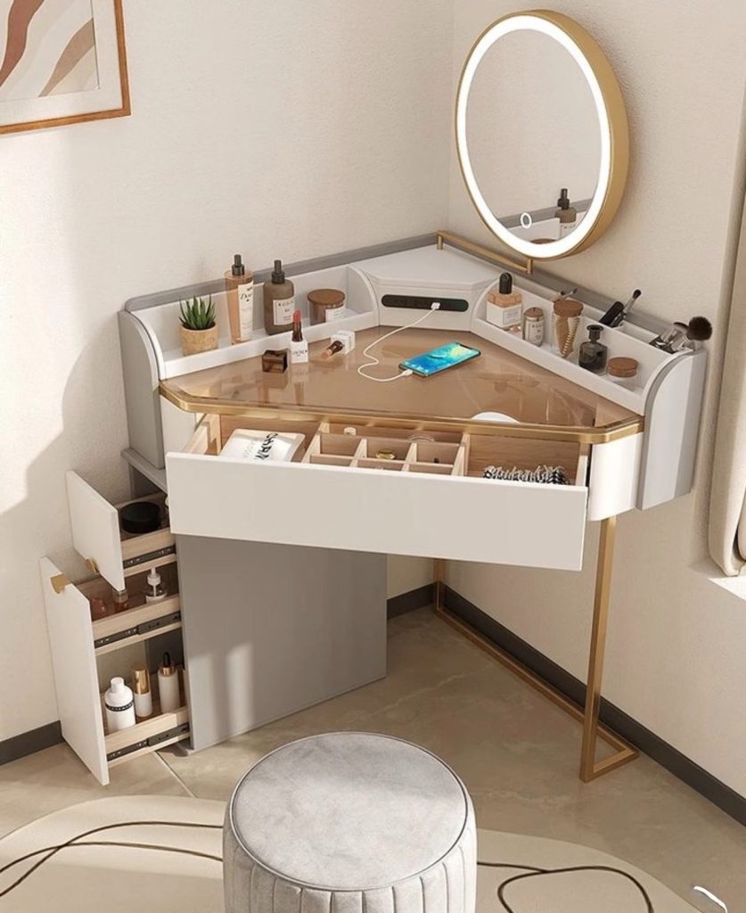 Corner Vanity Nook