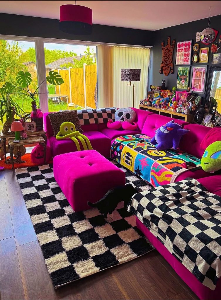 Checkerbaord rug