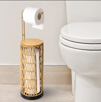 7 Space-Saving Toilet Paper Holder Ideas For Small Bathrooms