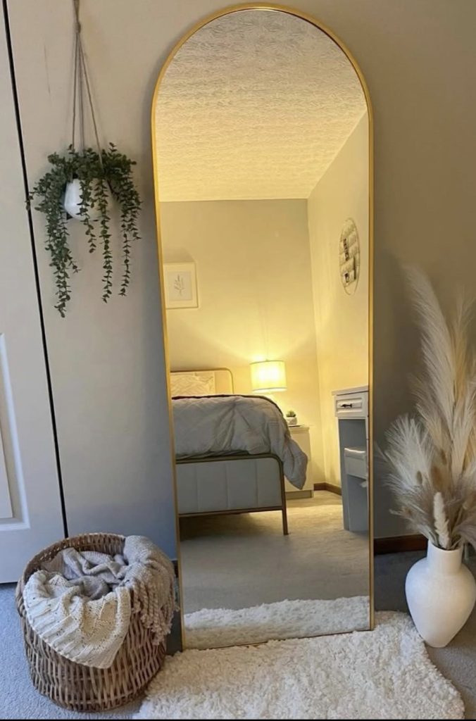 Full length bedroom mirror