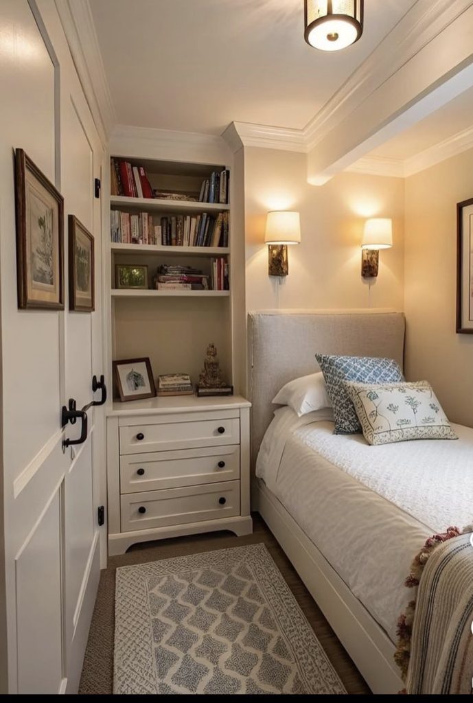 Pathway in a bedroom