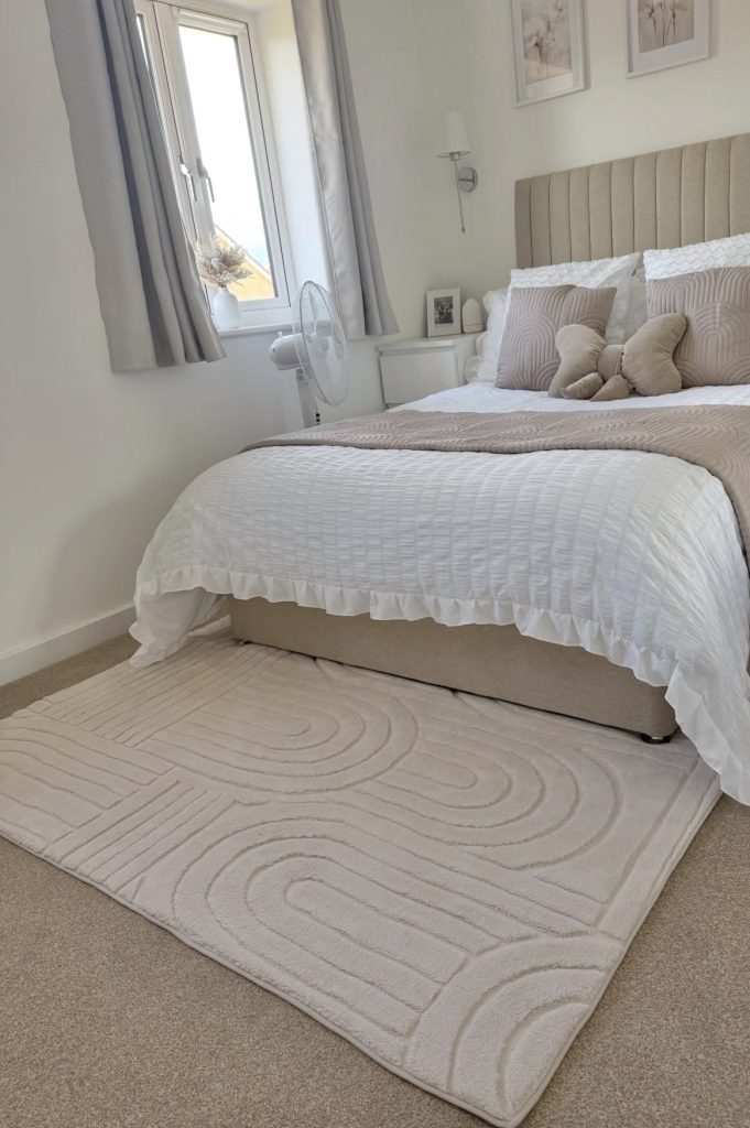 Bedroom with rug