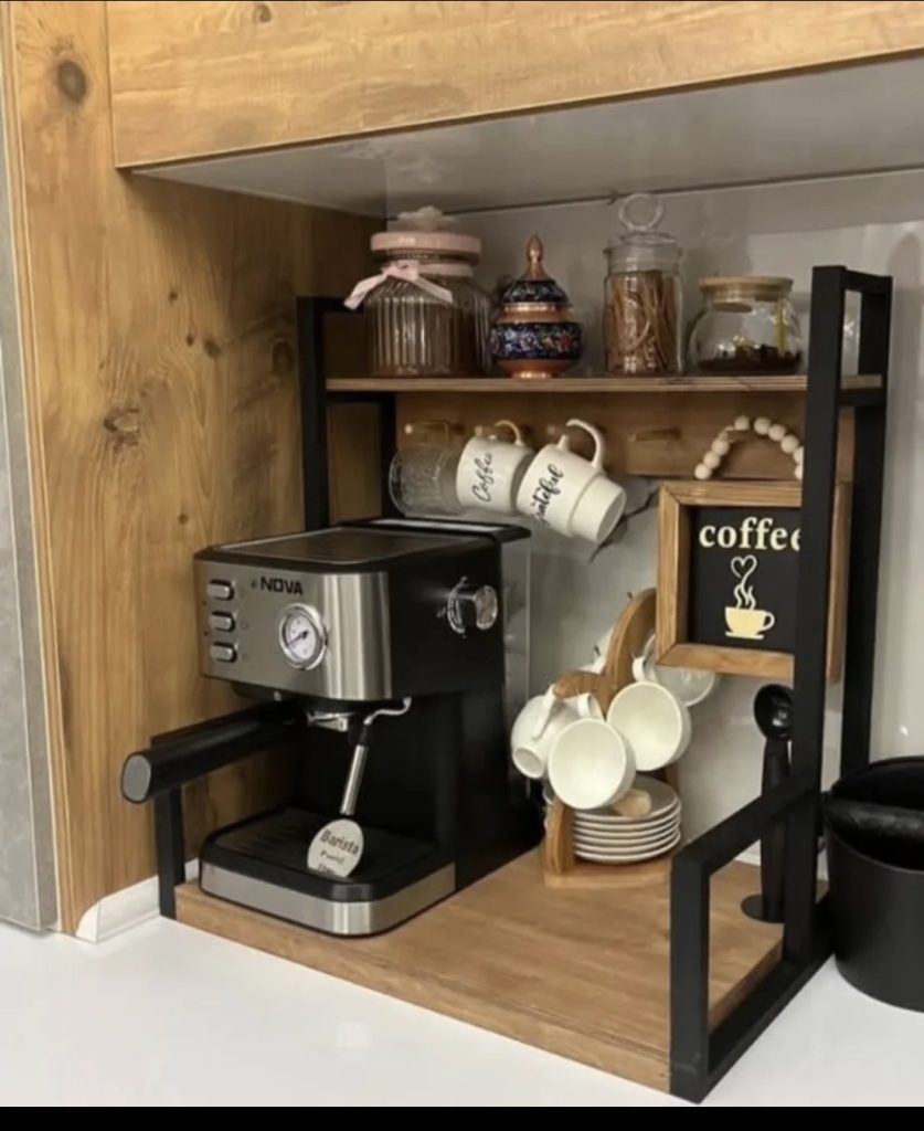 Corner shelf riser  