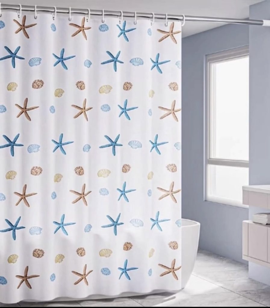Bathroom shower curtain
